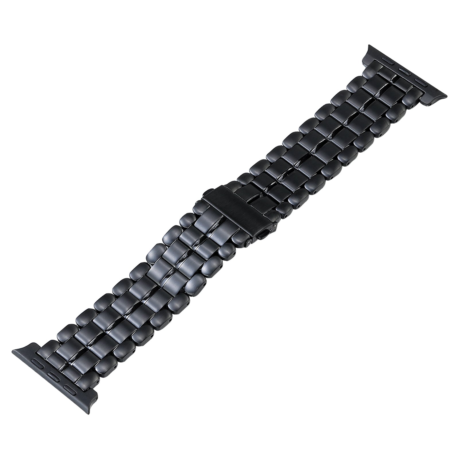 For Apple Watch Series 9 8 7 41mm 6 5 4 SE SE (2022) SE (2023) 40mm 3 2 1 38mm Replacement Watch Band 5 Beads Titanium Steel Strap For Apple Watch Series 9 8 7 41mm 6 5 4 SE SE (2022) SE (2023) 40mm 3 2 1 38mm Replacement Watch Band 5 Beads Titanium Steel Strap